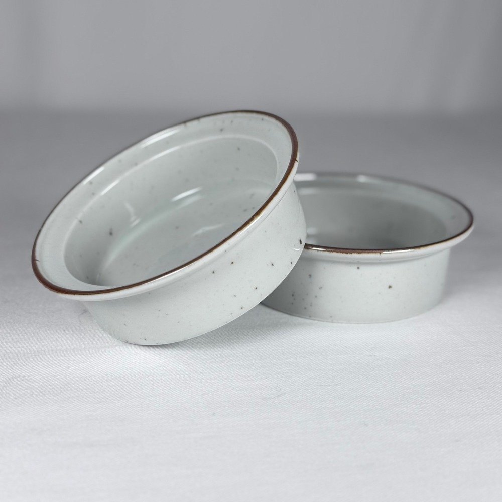 2 Vintage Dansk Brownโ Mist Niels Refsgaard Bowls - Multiple Sets Available